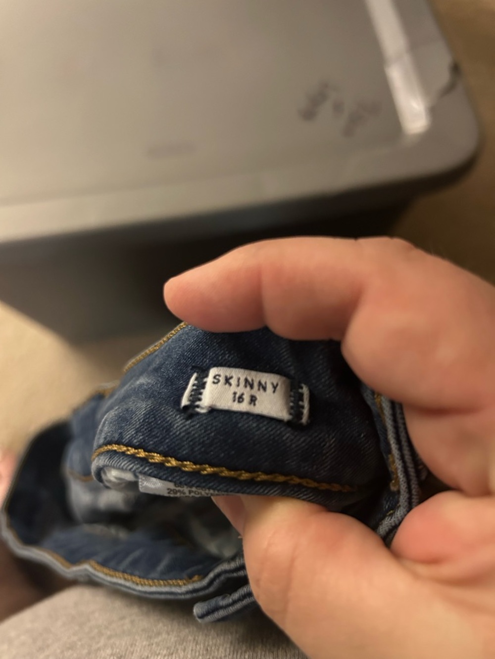 crown & ivy Dark Blue Skinny Jeans